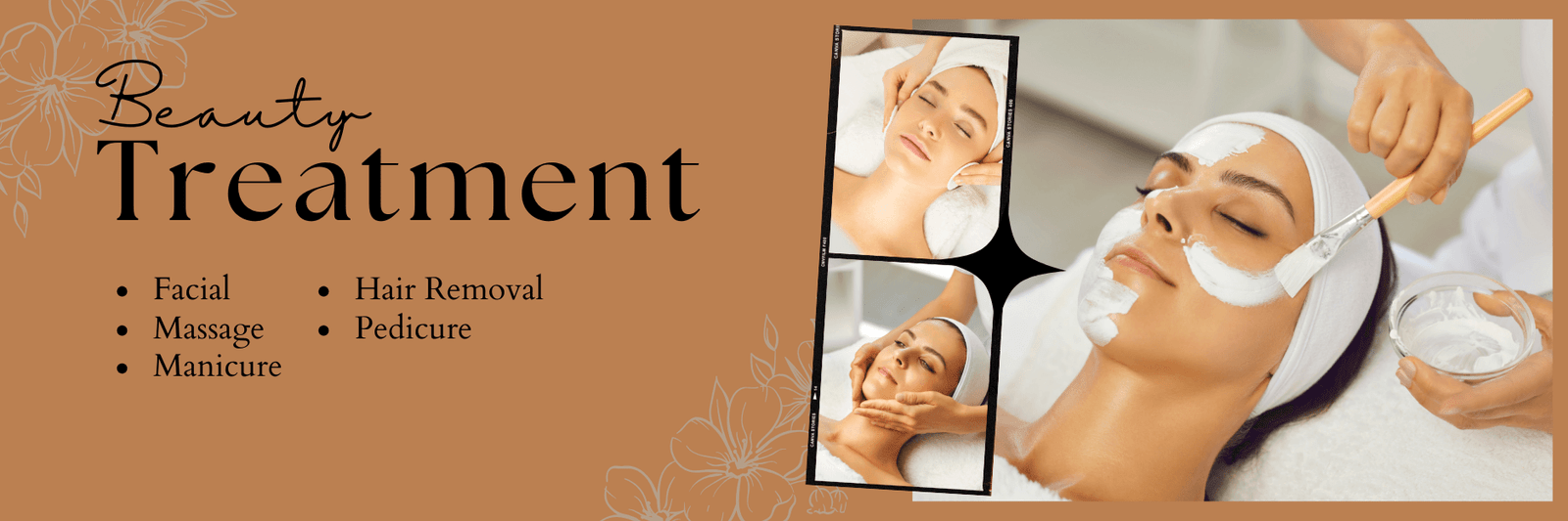 Gray and Black Minimalist Beauty Treatment Email Header