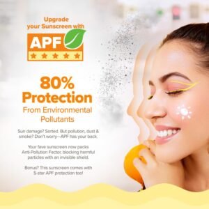 Aqualogica Glow+ Dewy Sunscreen Gel SPF 50+ PA++++ | Brightening & Hydrating with Papaya & Vitamin C – 50 g
