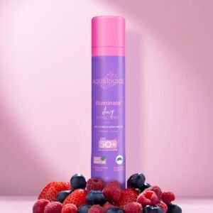 Aqualogica Illuminate+ Dewy Sunscreen Gel SPF 50+ PA++++ | Hydrating & Brightening with Wild Berries & Alpha Arbutin – 50 g