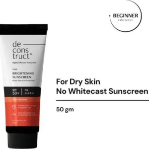 Fluid Brightening Sunscreen for Dry Skin - SPF 50+ | 8 hours long lasting Sunscreen
