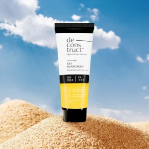 Deconstruct Face Gel Sunscreen SPF 50+ PA+++ | Lightweight, Oil-Free, No White Cast – 50g