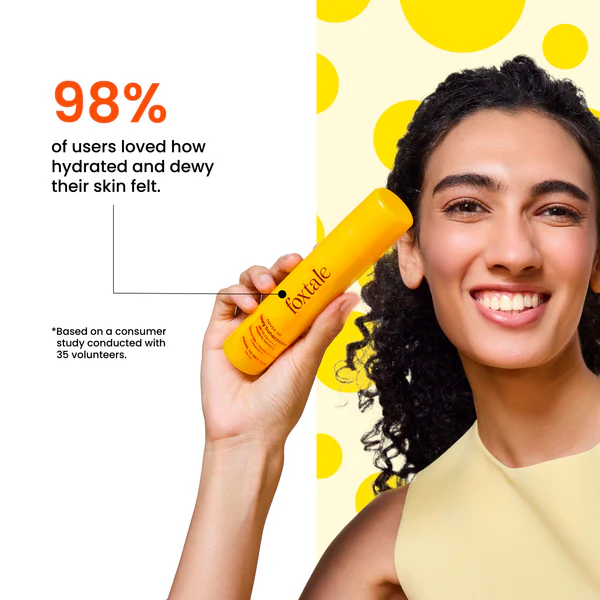 Foxtale SPF 70 Niacinamide Dewy Sunscreen PA++++ | Dewy, Non-Greasy, Anti-Tan & Hydrating UV Guard – 50 ml - Image 4