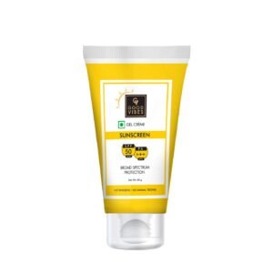 Good Vibes SPF 50 PA+++ Gel Creme Sunscreen | Lightweight, Moisturizing & Anti-Aging Protection – 50g