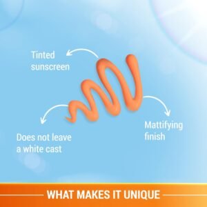 Lotus Herbals Safe Sun 3-In-1 Tinted Daily Sunscreen SPF-40 | Matte Look, Instant BB Glow & Broad-Spectrum UV Protection – 100 g