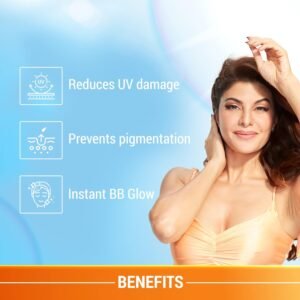 Lotus Herbals Safe Sun 3-In-1 Tinted Daily Sunscreen SPF-40 | Matte Look, Instant BB Glow & Broad-Spectrum UV Protection – 100 g