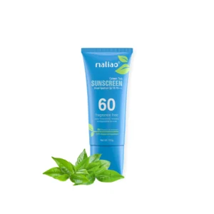 Maliao Green Tea Sunscreen SPF 60 PA+++ | Lightweight, Non-Greasy & Hydrating Sun Protection – 100g