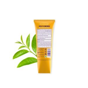 Maliao Professional Green Tea Sunscreen SPF 60 PA+++ | UV Protection Lotion with Cucumber & Lemongrass Extracts | Non-Greasy, Radiant Skin Formula – 100g