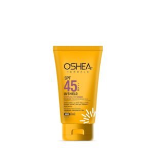 Oshea Herbals UVShield Mattifying Gel Sunscreen SPF 45 PA+++ | Non-Greasy, Water-Resistant, UVA+UVB & Blue Light Protection – 120 g