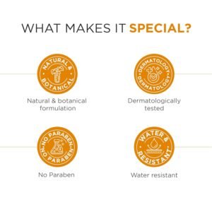 Oshea Herbals UVShield Mattifying Gel Sunscreen SPF 45 PA+++ | Non-Greasy, Water-Resistant, UVA+UVB & Blue Light Protection – 120 g