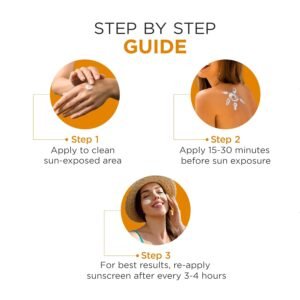 Oshea Herbals UVShield Mattifying Gel Sunscreen SPF 45 PA+++ | Non-Greasy, Water-Resistant, UVA+UVB & Blue Light Protection – 120 g