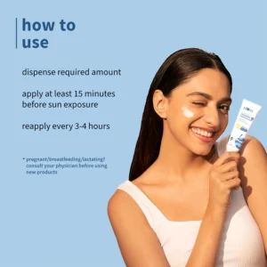 Plum 2% Niacinamide & Rice Water Sunscreen SPF 50 PA+++ | Brightening, Non-Sticky & No White Cast Sun Shield – 80 g