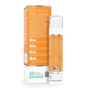 The Derma Co 1% Hyaluronic Sunscreen Aqua Gel SPF 50 PA++++ – Ultra-Light, Hydrating Gel with Hyaluronic Acid & Vitamin E, Blue Light + Broad Spectrum Defense – 30 g