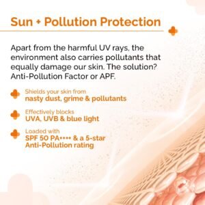 The Derma Co 1% Hyaluronic Sunscreen Aqua Gel SPF 50 PA++++ – Ultra-Light, Hydrating Gel with Hyaluronic Acid & Vitamin E, Blue Light + Broad Spectrum Defense – 30 g