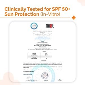 The Derma Co 1% Hyaluronic Sunscreen Aqua Gel SPF 50 PA++++ – Ultra-Light, Hydrating Gel with Hyaluronic Acid & Vitamin E, Blue Light + Broad Spectrum Defense – 30 g