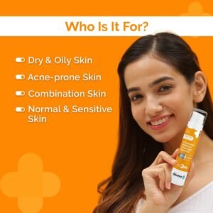 The Derma Co C-Cinamide Sunscreen Aqua Gel SPF 50 PA++++ | Vitamin C & Niacinamide | Lightweight, Non-Greasy, Glowing Skin – 50 g