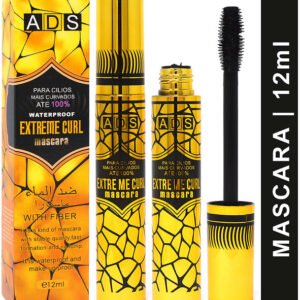 ADS Extreme Curl Liquid Mascara With Fiber – Waterproof, Long-Lasting, 12ml