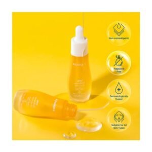 Aqualogica Glow+ Concentrate Vitamin C Face Serum – Brightening & Hydrating with Hyaluronic Acid & Papaya – 30ml