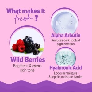 Aqualogica Illuminate+ Dewy Sunscreen Gel SPF 50+ PA++++ | Brightening, Hydrating, Anti-Pollution & Blue Light Protection – 80 g