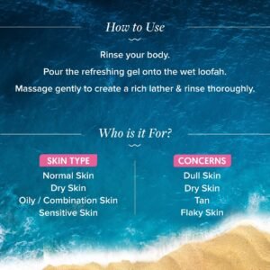 Aqualogica Radiance+ Body Wash – Watermelon & Niacinamide | Hydrating Shower Gel – 250ml