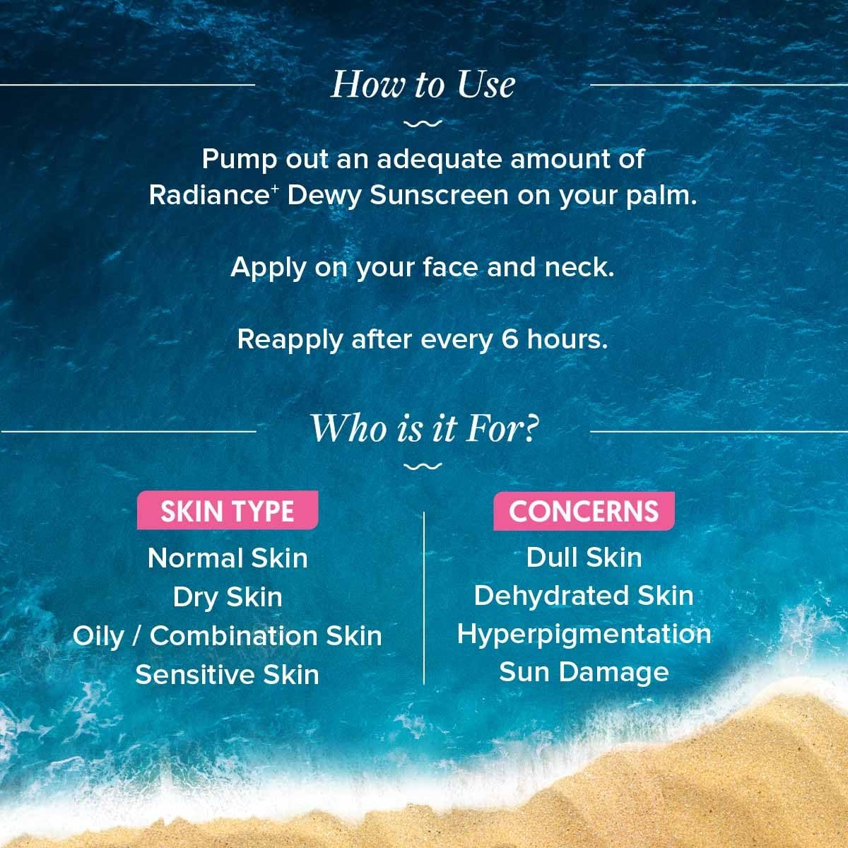 Aqualogica Radiance+ Dewy Sunscreen Gel SPF 50+ PA+++ | Lightweight, Non-Sticky, Niacinamide-Infused | 80 g - Image 4