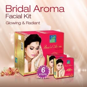 Astaberry Bridal Aroma Facial Kit – 12 Pouch Set, 6 Steps | Almond Oil, Mulberry & Vitamin E – Radiant Skin