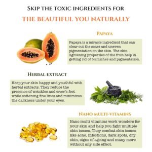 Bio Fresh Papaya Face Wash | Cleansing & Nourishing Herbal Face Wash for Glowing Skin – 60 ml