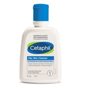 Cetaphil Oily Skin Cleanser – Daily Gentle Foaming Face Wash for Oily & Acne-Prone Skin - 125ml