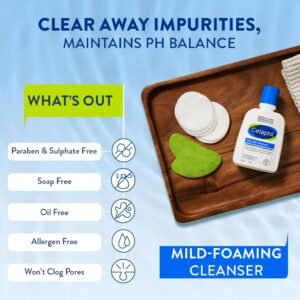 Cetaphil Oily Skin Cleanser – Daily Gentle Foaming Face Wash for Oily & Acne-Prone Skin - 125ml