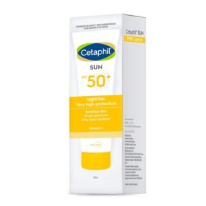 Cetaphil Sun SPF 50 Sunscreen | Lightweight Gel, Water-Resistant, Vitamin E – 50 ml