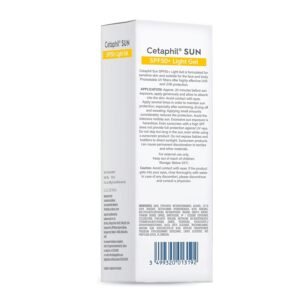 Cetaphil Sun SPF 50 Sunscreen | Lightweight Gel, Water-Resistant, Vitamin E – 50 ml