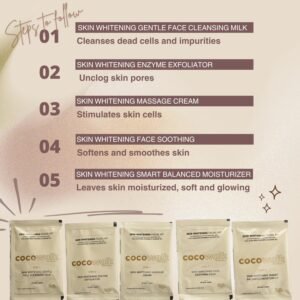 Cocowalk Professional Whitening Facial Kit – Brightening & Hydrating – Aloe Vera & Almond Oil – 50g