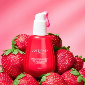DOT & KEY 10% Niacinamide + Strawberry Face Serum – Fades Dark Spots, Hydrates & Minimizes Pores - 30ml