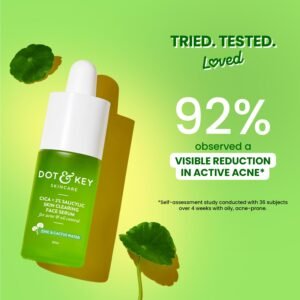 DOT & KEY 2% Salicylic Acid + Cica Anti-Acne Serum with Zinc – Oil-Free & Brightening – 20ml