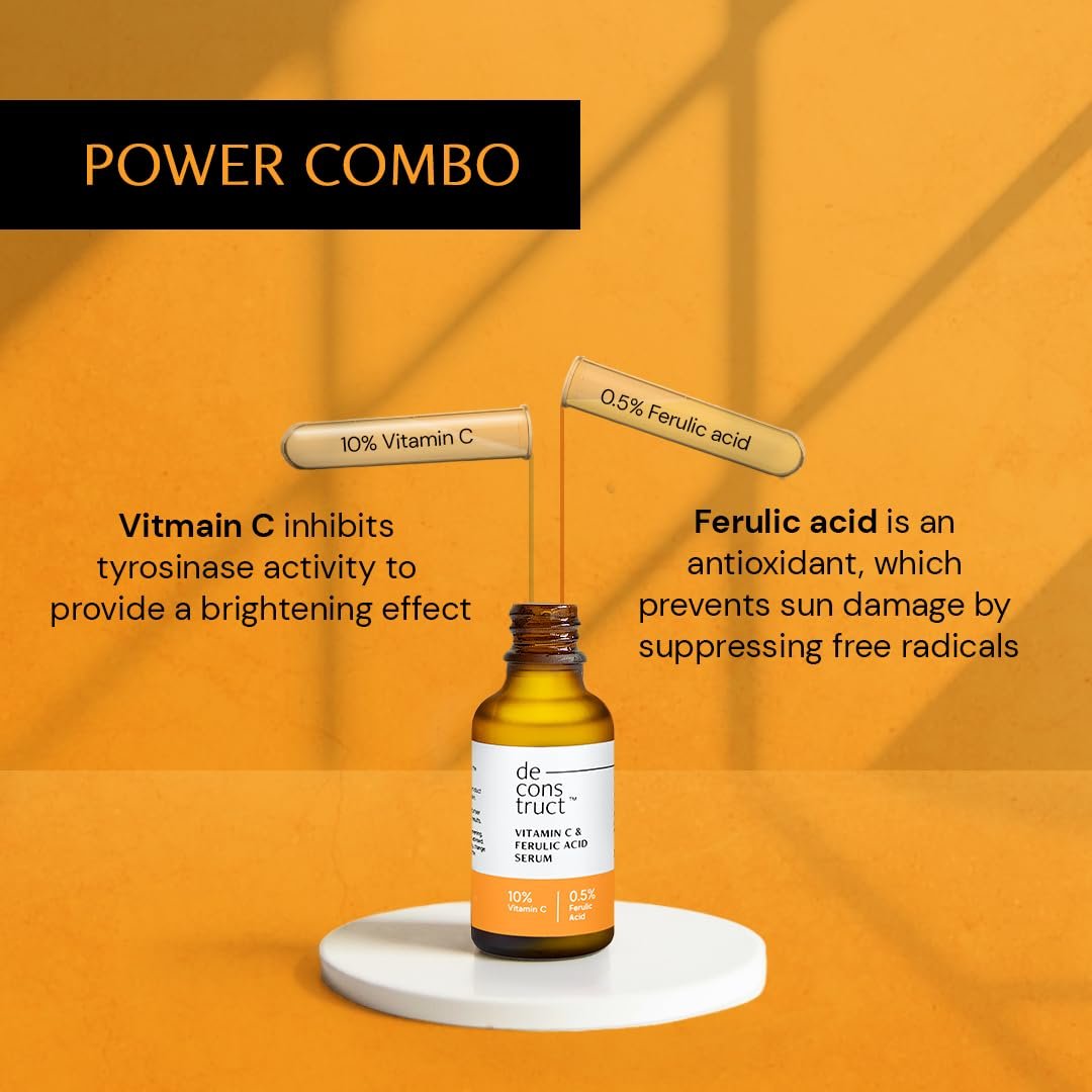 Deconstruct 10% Vitamin C Face Serum – Brightening & Non-Irritating – 30ml - Image 8