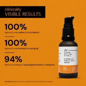 Deconstruct 10% Vitamin C Face Serum – Brightening & Non-Irritating – 30ml