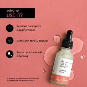 Deconstruct 5% Niacinamide + 2% Alpha Arbutin Face Serum – Brightening & Anti-Pigmentation – 30ml