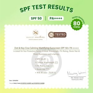 Cica + Niacinamide Matte Sunscreen SPF 50+ PA++++ 80g