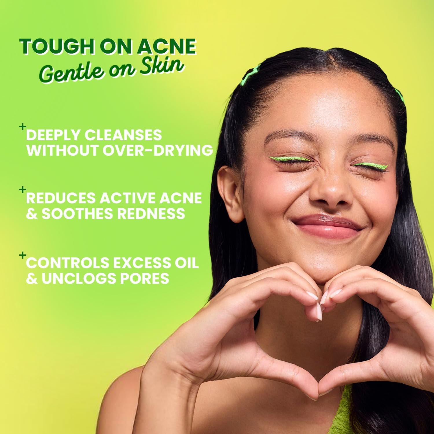 Dot & Key CICA Face Wash with 2% Salicylic Acid & Green Tea – Sulphate-Free Oil Control Cleanser for Acne-Prone, Oily & Sensitive Skin - 100ml - Image 5