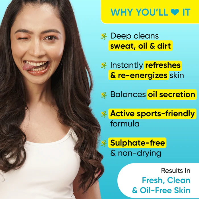 Dot & Key Lime Rush Sports Face Wash – Deep Cleansing Oil, Sweat & Dirt | Sulphate-Free, Non-Drying Cleanser for All Skin Types - 100ml - Image 6
