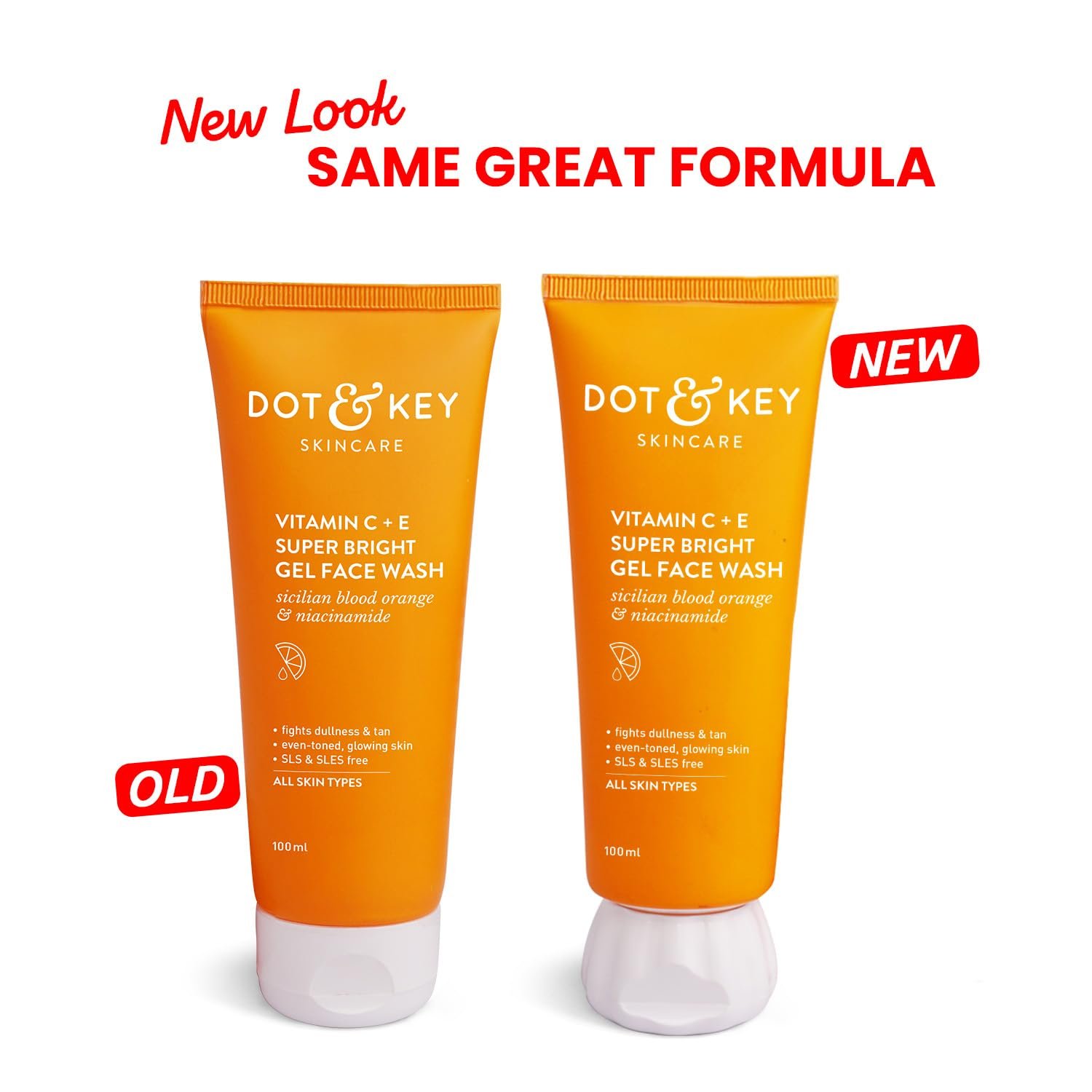 Dot & Key Vitamin C + E Super Bright Gel Face Wash – Sulphate-Free Cleanser for Glowing & Brightening Skin - 100ml - Image 7