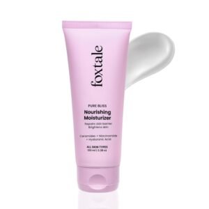 Foxtale Nourishing Face Moisturizer with Niacinamide | 24 Hr Hydration, Lightweight & Non-Sticky – 100ml