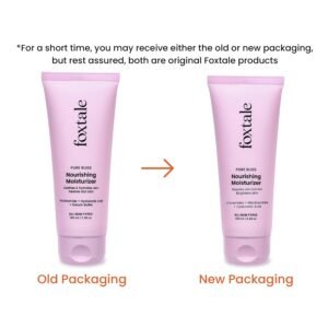 Foxtale Nourishing Face Moisturizer with Niacinamide | 24 Hr Hydration, Lightweight & Non-Sticky – 100ml