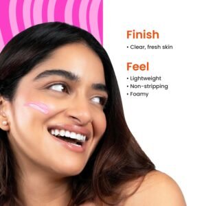 Foxtale Oil & Acne Control Face Wash | 2% Salicylic Acid + Niacinamide | Anti-Acne, Oil Control & Non-Drying Cleanser – 100ml