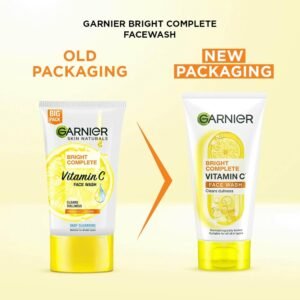 Garnier Skin Naturals Bright Complete Vitamin C Face Wash – Brightening Daily Cleanser for Glowing Skin - 150g