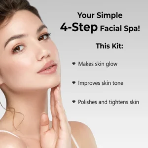 Good Vibes Diamond Skin Polishing Facial Kit – 4-Step Glow Routine | Buy 1 Get 1 – 400g