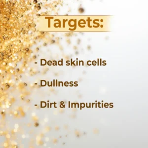 Good Vibes Gold Natural Glow Facial Kit – | 4 Step Routine for Healthy, Glowing Skin – 40g