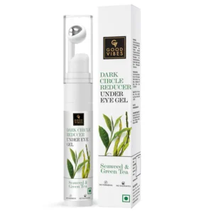 Good Vibes Seaweed & Green Tea Under Eye Gel – Dark Circle & Puffiness Reducer, 30ml