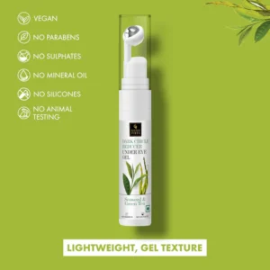 Good Vibes Seaweed & Green Tea Under Eye Gel – Dark Circle & Puffiness Reducer, 30ml