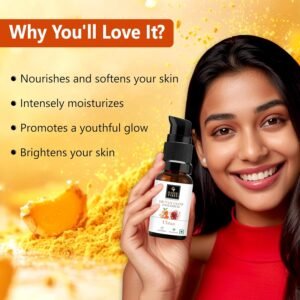 Good Vibes Ubtan De-Tan Glow Face Serum – Brightening & Even Skin Tone – 30ml