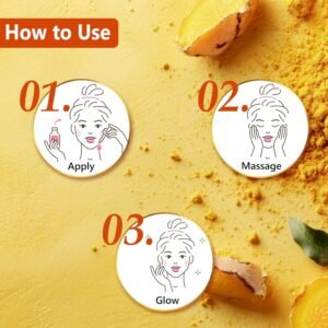 Good Vibes Ubtan De-Tan Glow Face Serum – Brightening & Even Skin Tone – 30ml